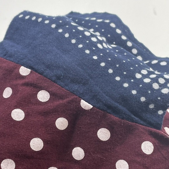 Anthropologie Women’s Size Small Lilis Closet Boxey Polka Dot Blouse Top - Picture 5 of 12